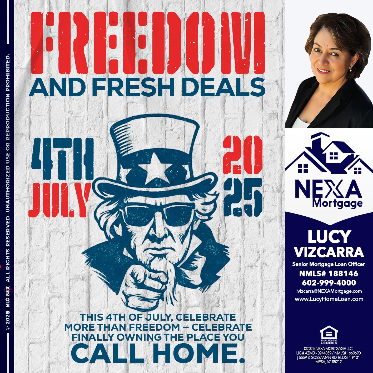 FREEDOM - Lucy Vizcarra -Mortgage Loan Officer