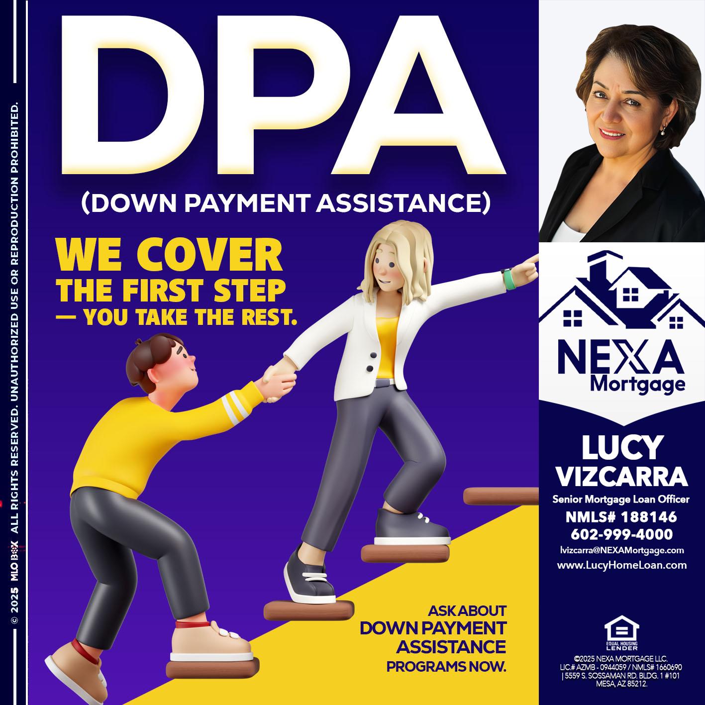 DPA LOANS - Lucy Vizcarra -Mortgage Loan Officer
