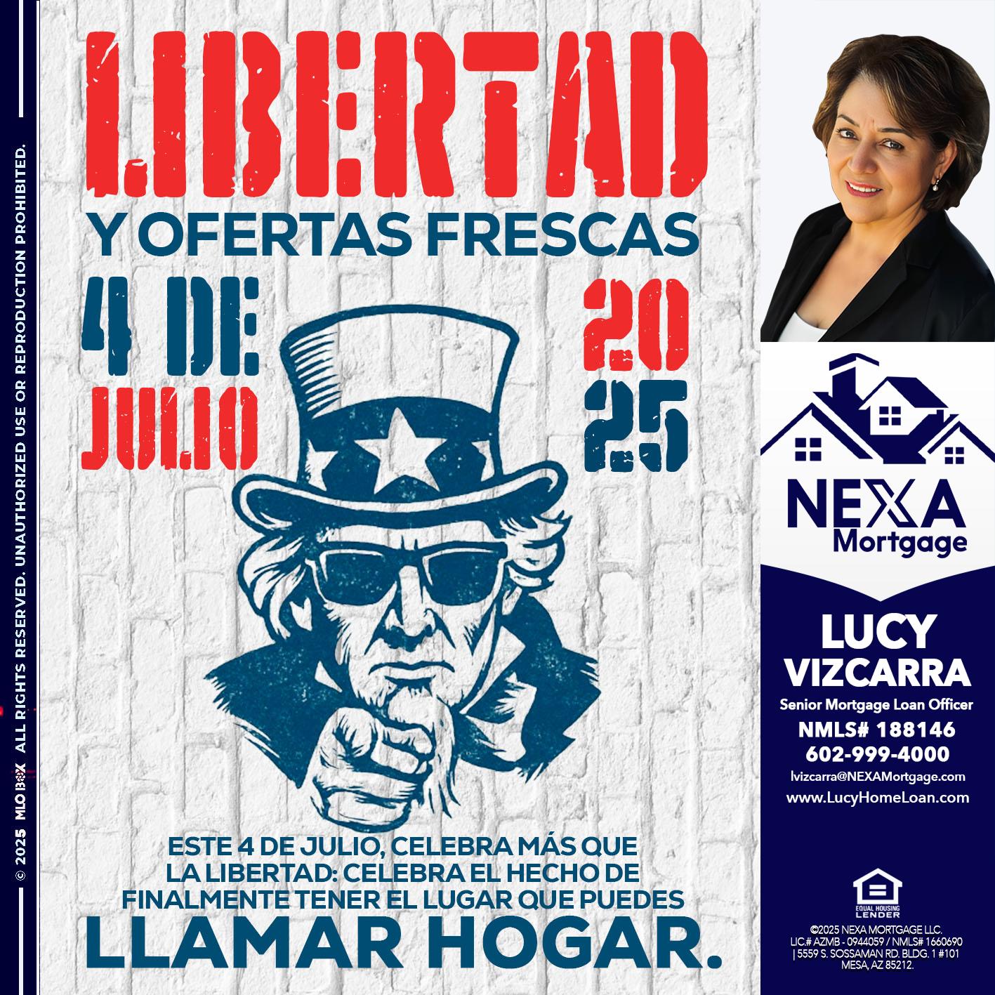 LIBERTAD - Lucy Vizcarra -Mortgage Loan Officer