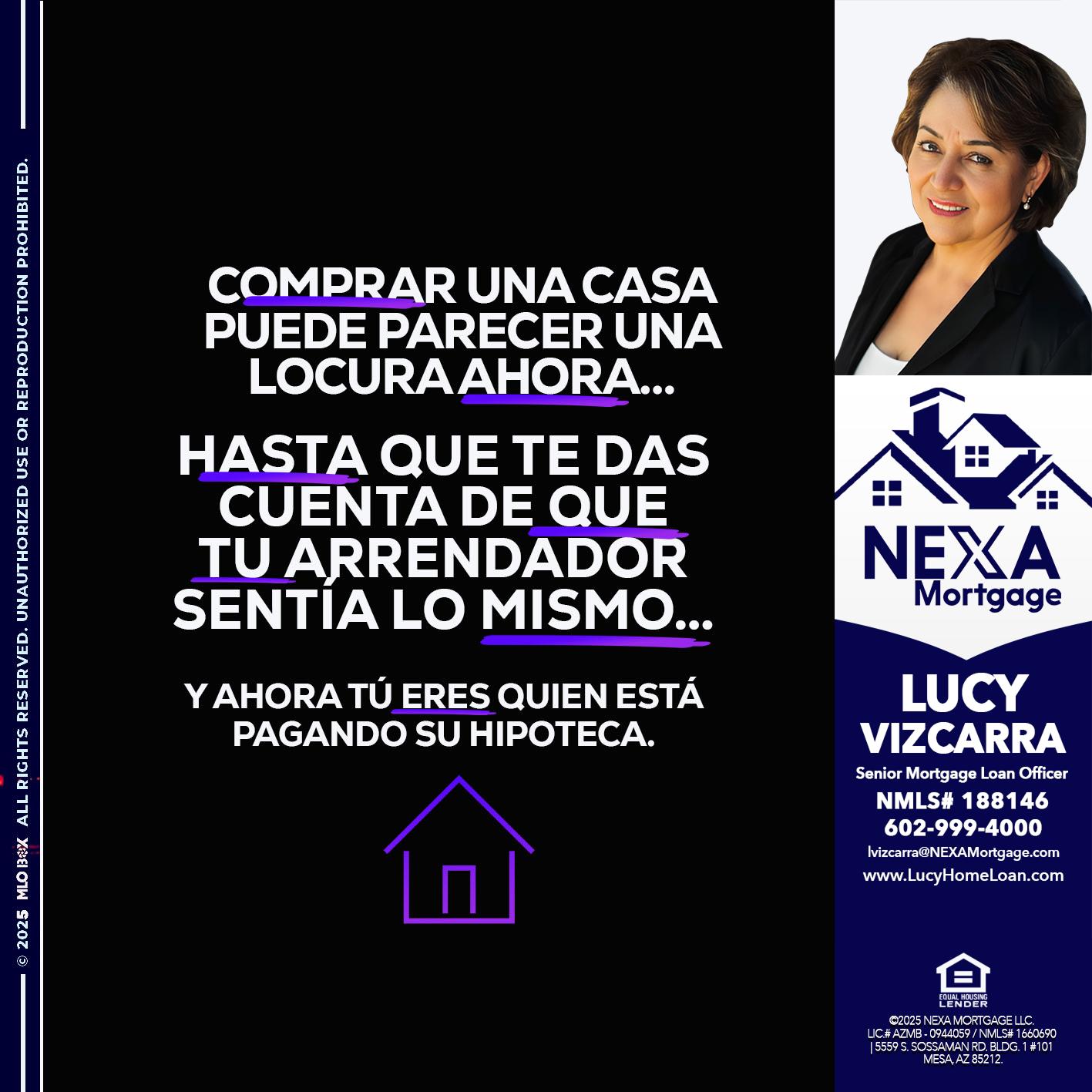 COMPRAR UNA CASA - Lucy Vizcarra -Mortgage Loan Officer