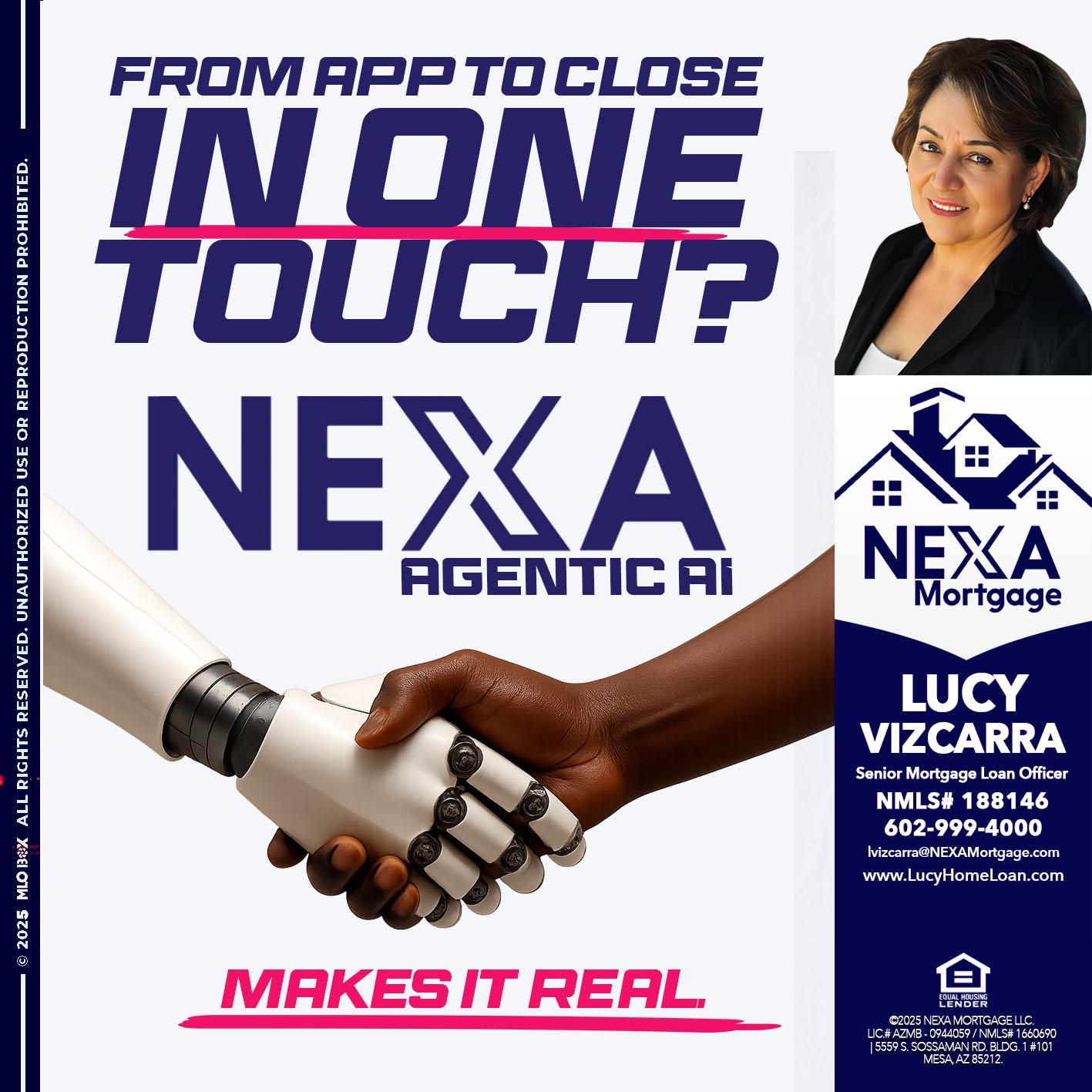 IN ONE TOUCH - Lucy Vizcarra -Mortgage Loan Officer