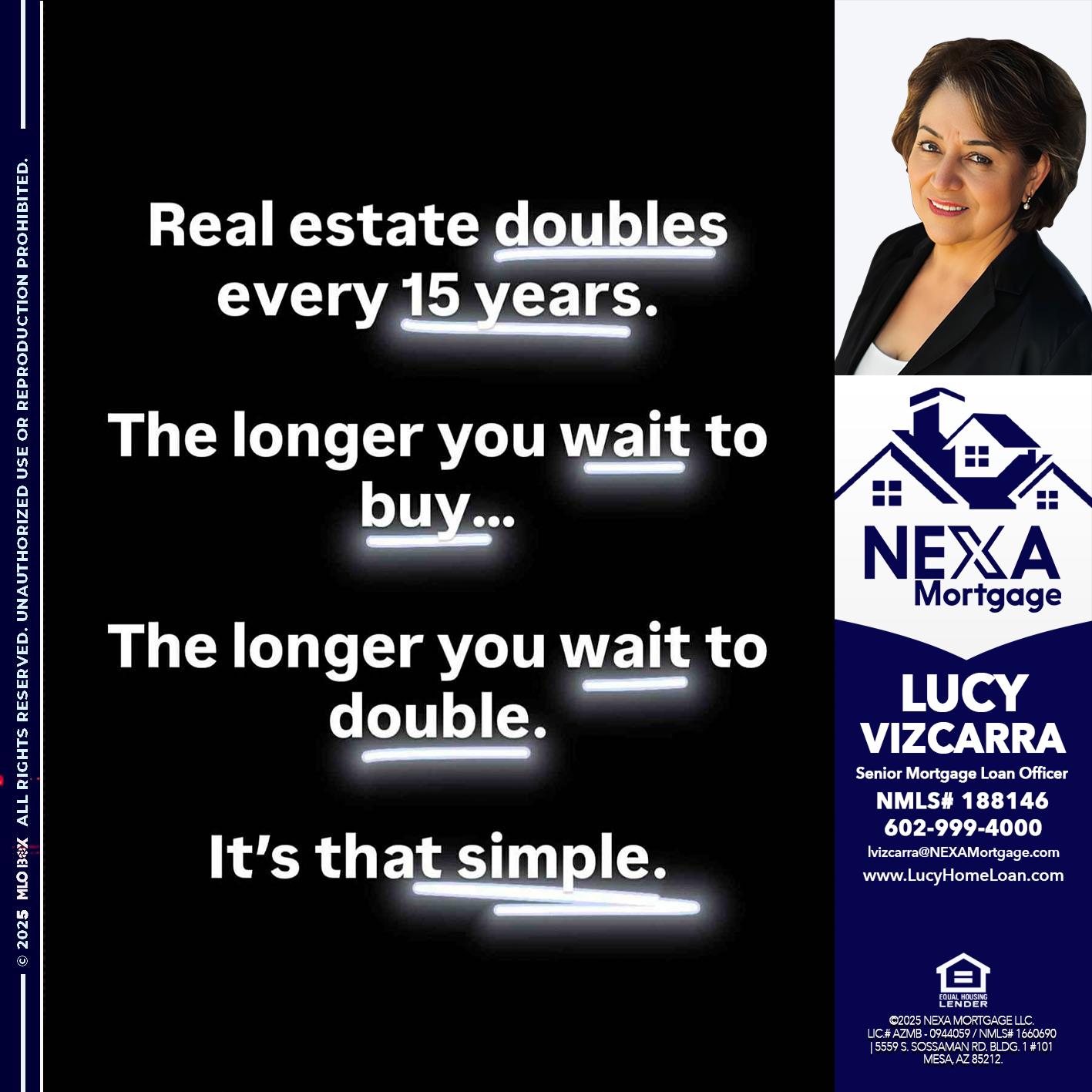 REAL ESTATE - Lucy Vizcarra -Mortgage Loan Officer