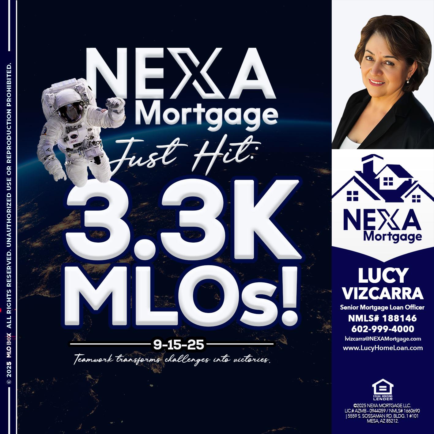 3.3K - Lucy Vizcarra -Mortgage Loan Officer