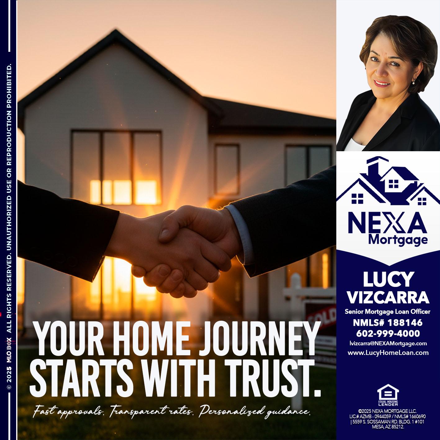 your home - Lucy Vizcarra -Mortgage Loan Officer