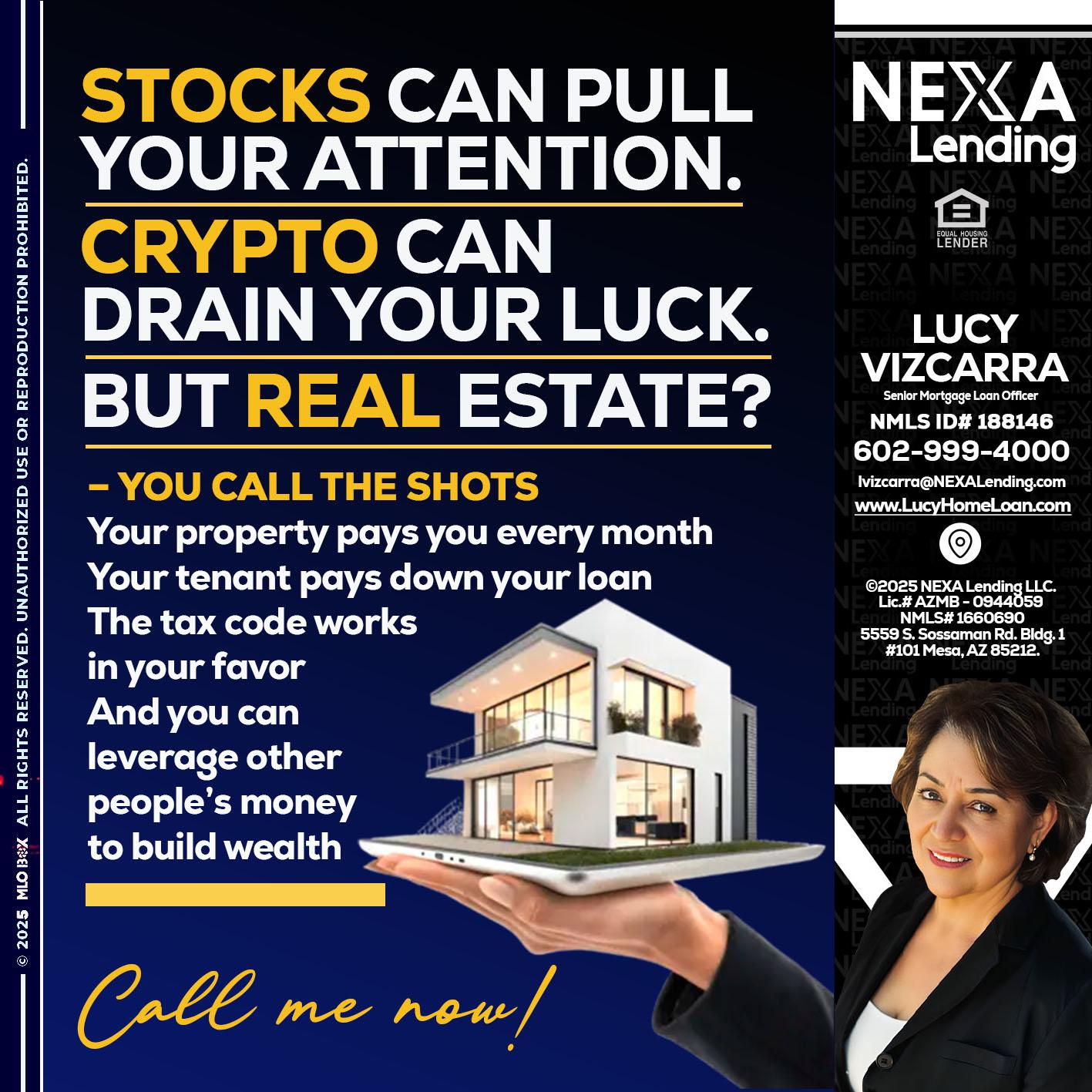STOCK YOUR - Lucy Vizcarra -Mortgage Loan Officer