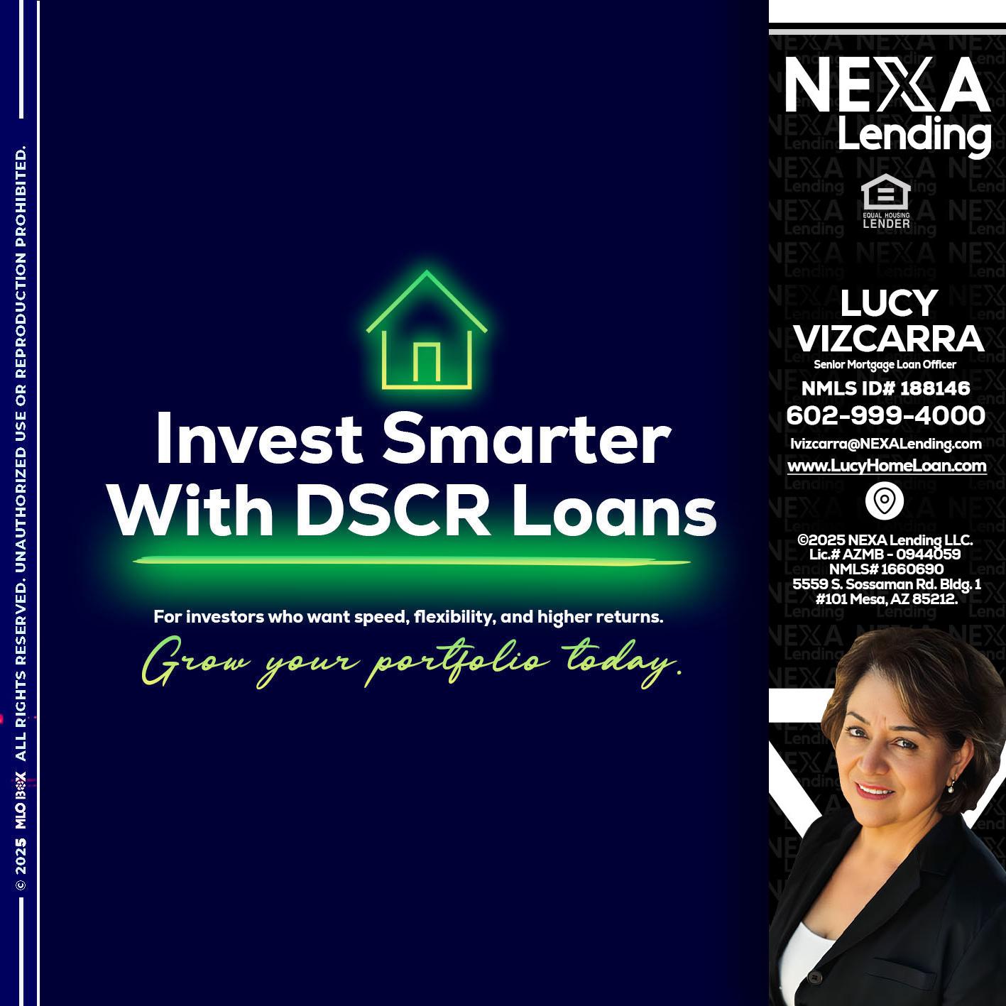 DSCR - Lucy Vizcarra -Mortgage Loan Officer
