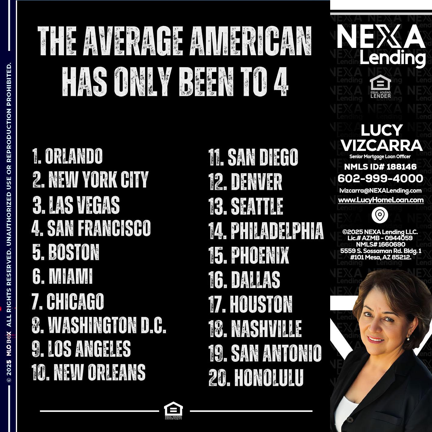 THE AVERAGE AMERICAN - Lucy Vizcarra -Mortgage Loan Officer