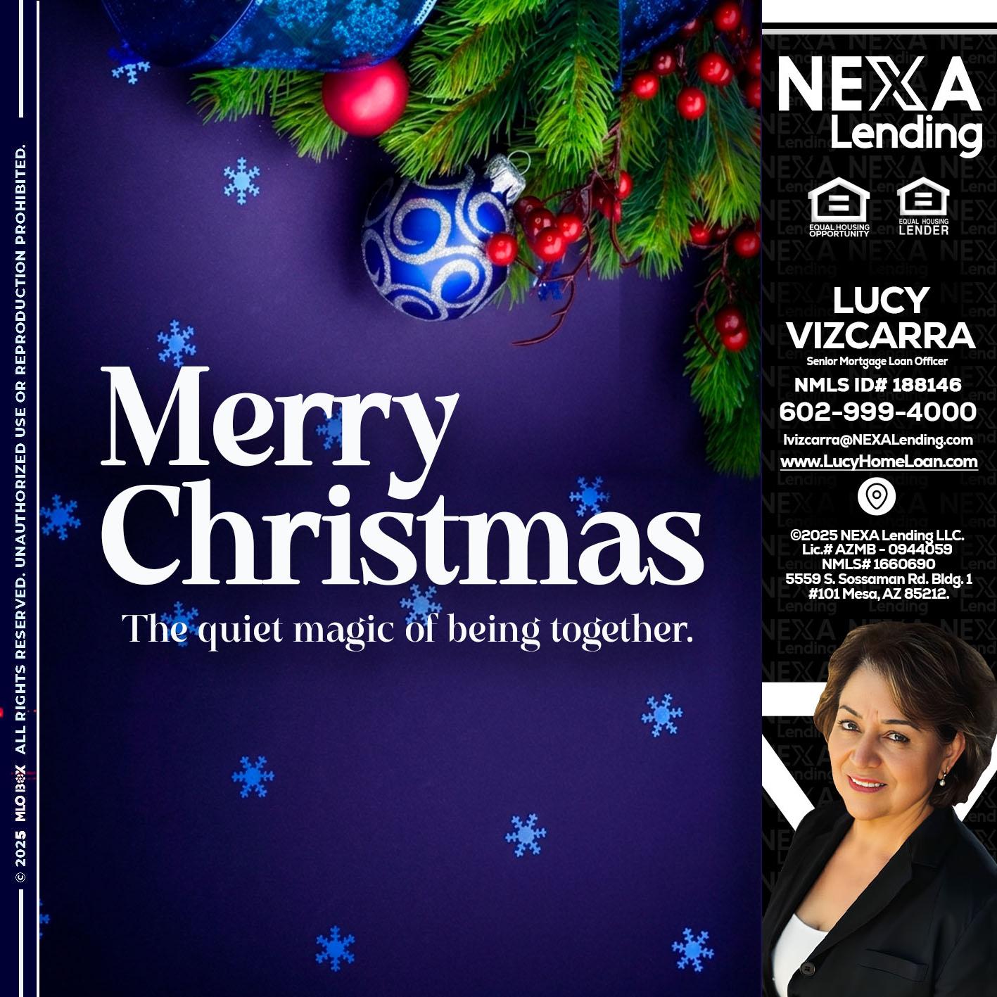 merry christmas - Lucy Vizcarra -Mortgage Loan Officer