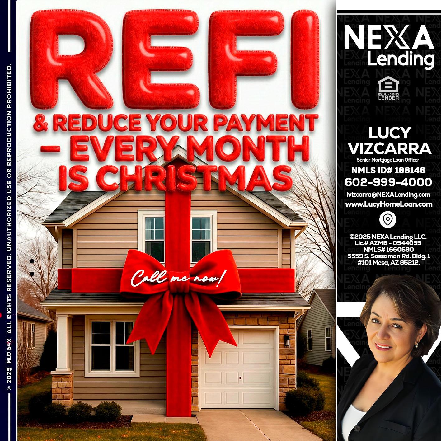 REFI - Lucy Vizcarra -Mortgage Loan Officer