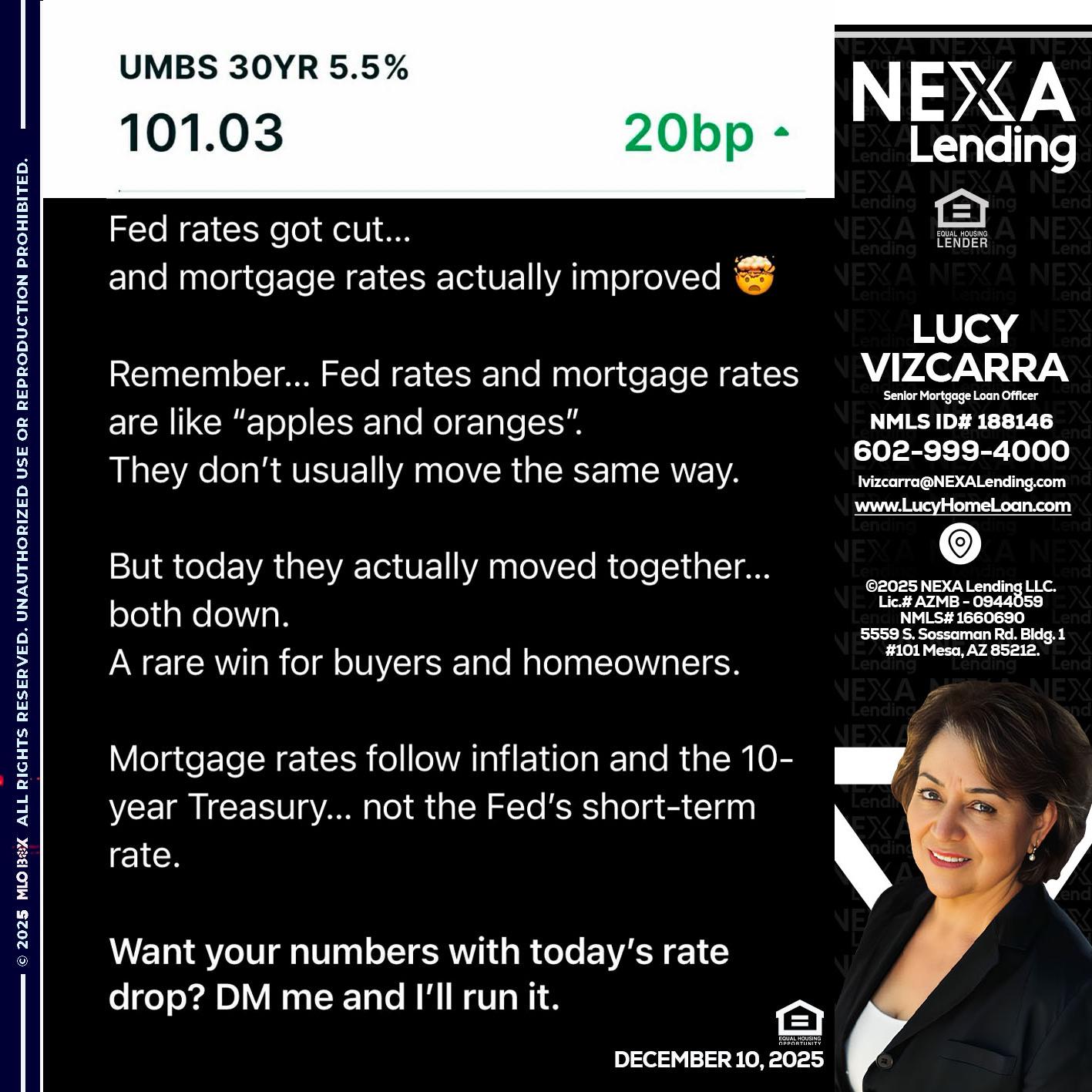 101.03 - Lucy Vizcarra -Mortgage Loan Officer