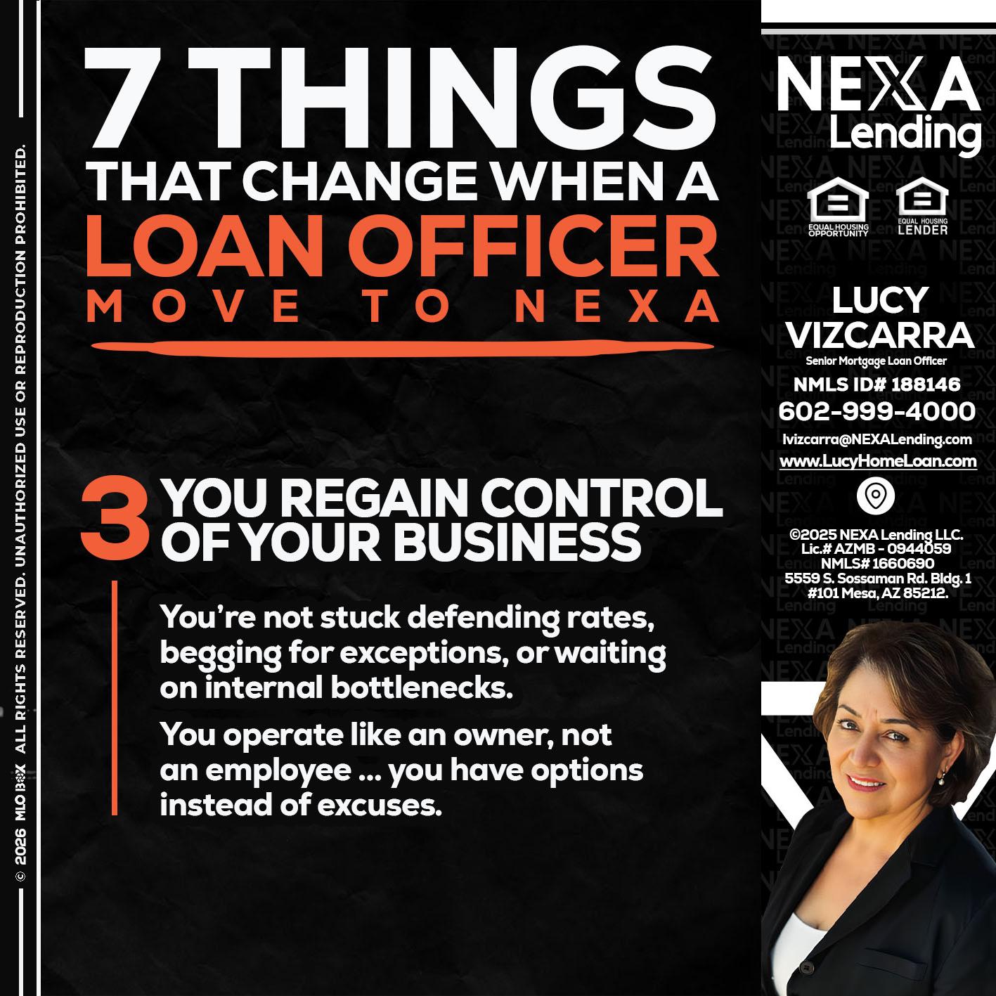 7 things (3) - Lucy Vizcarra -Mortgage Loan Officer