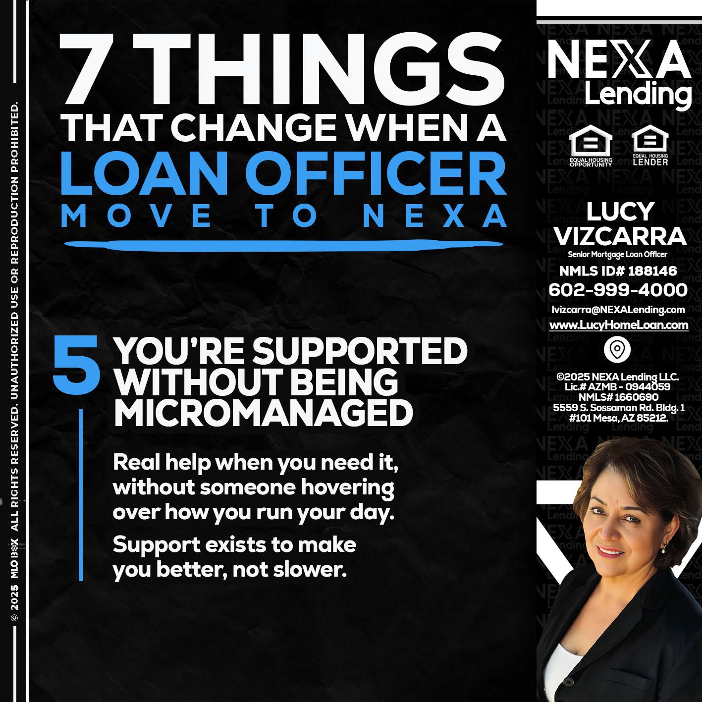 7 THINGS (5) - Lucy Vizcarra -Mortgage Loan Officer