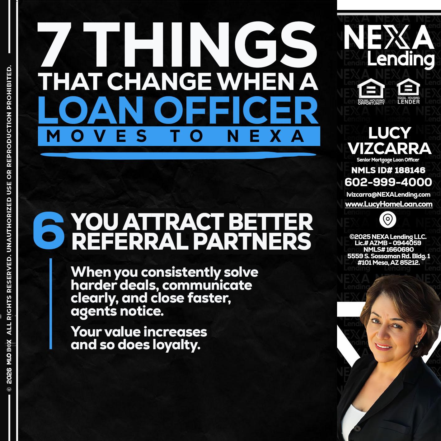 7 THINGS (6) - Lucy Vizcarra -Mortgage Loan Officer