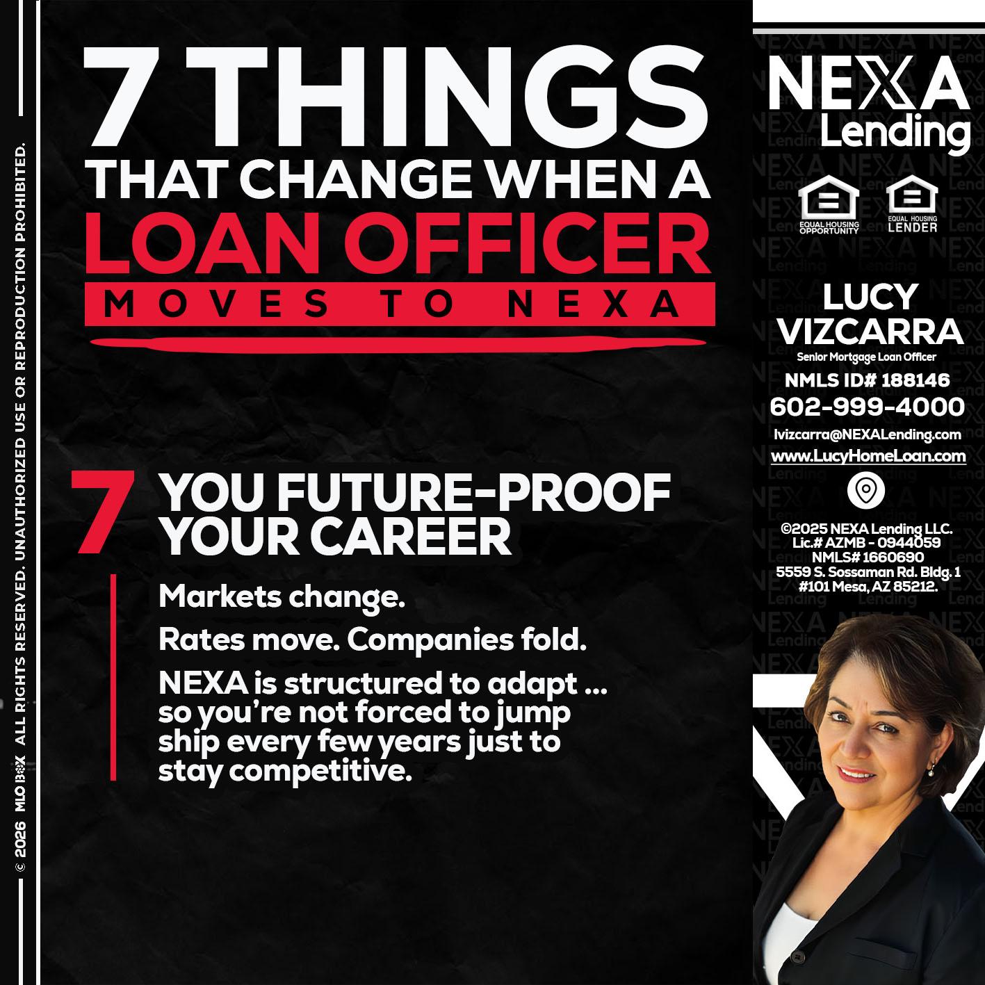 7 THINGS (7) - Lucy Vizcarra -Mortgage Loan Officer