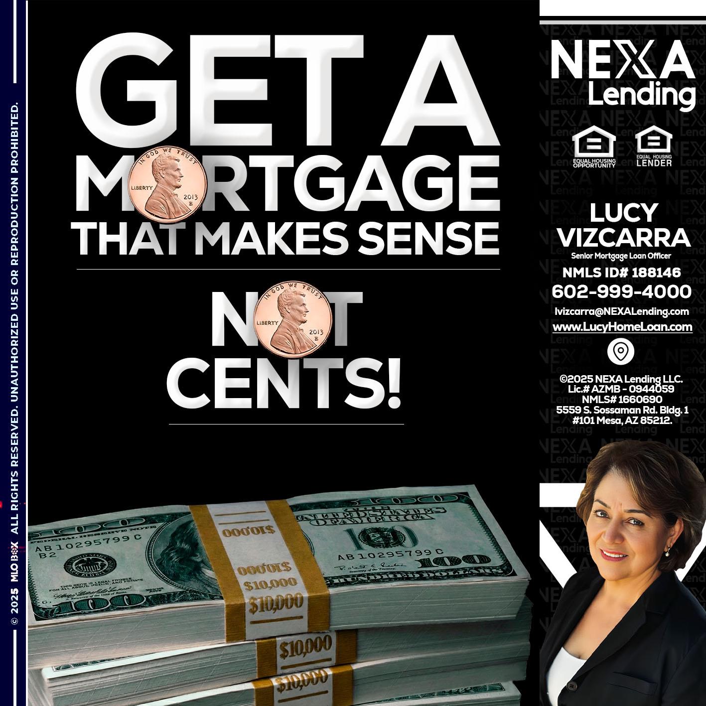 get a mortgage - Lucy Vizcarra -Mortgage Loan Officer