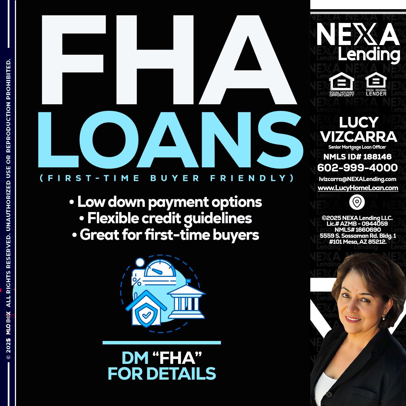 FHA LOANS - Lucy Vizcarra -Mortgage Loan Officer