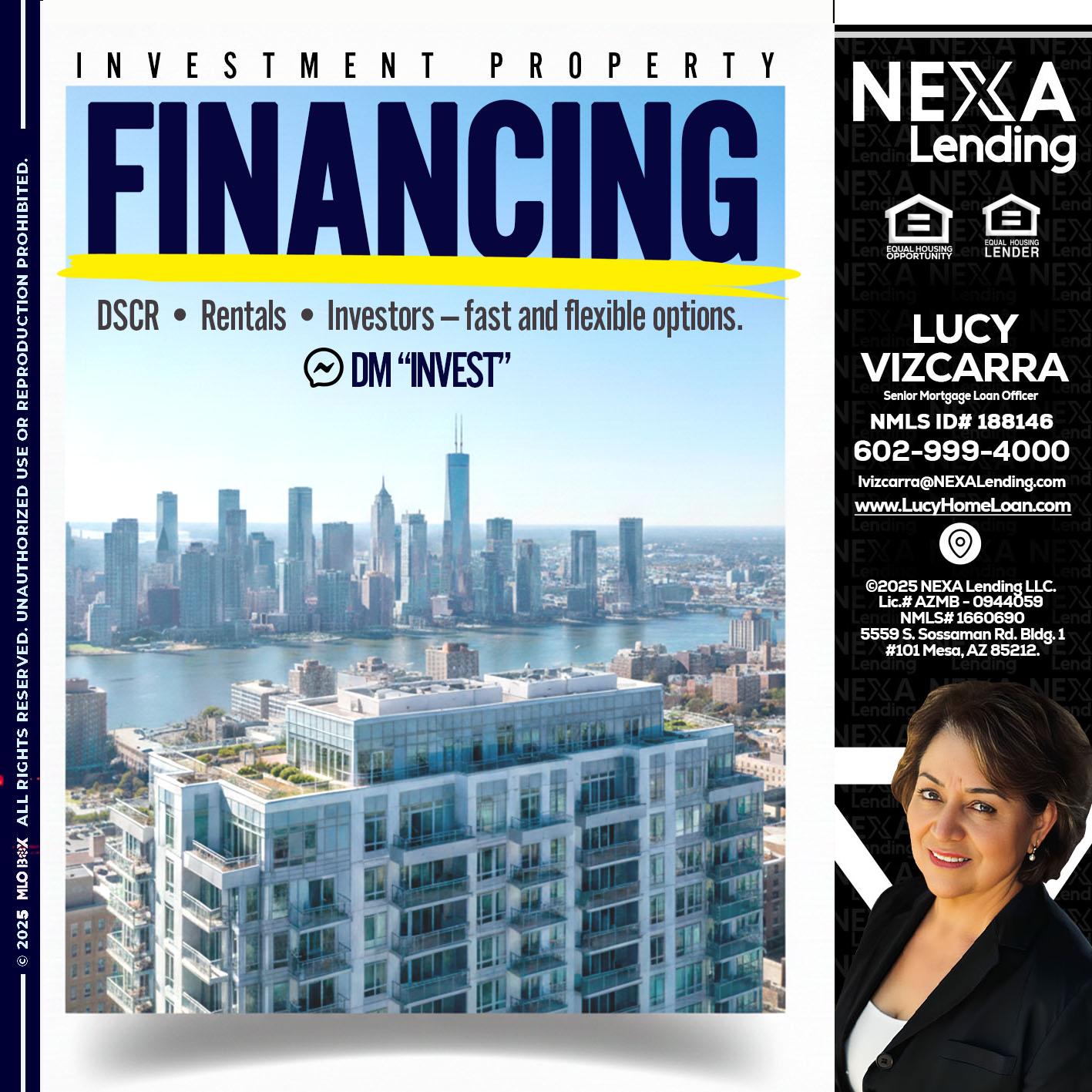 FINANCING - Lucy Vizcarra -Mortgage Loan Officer