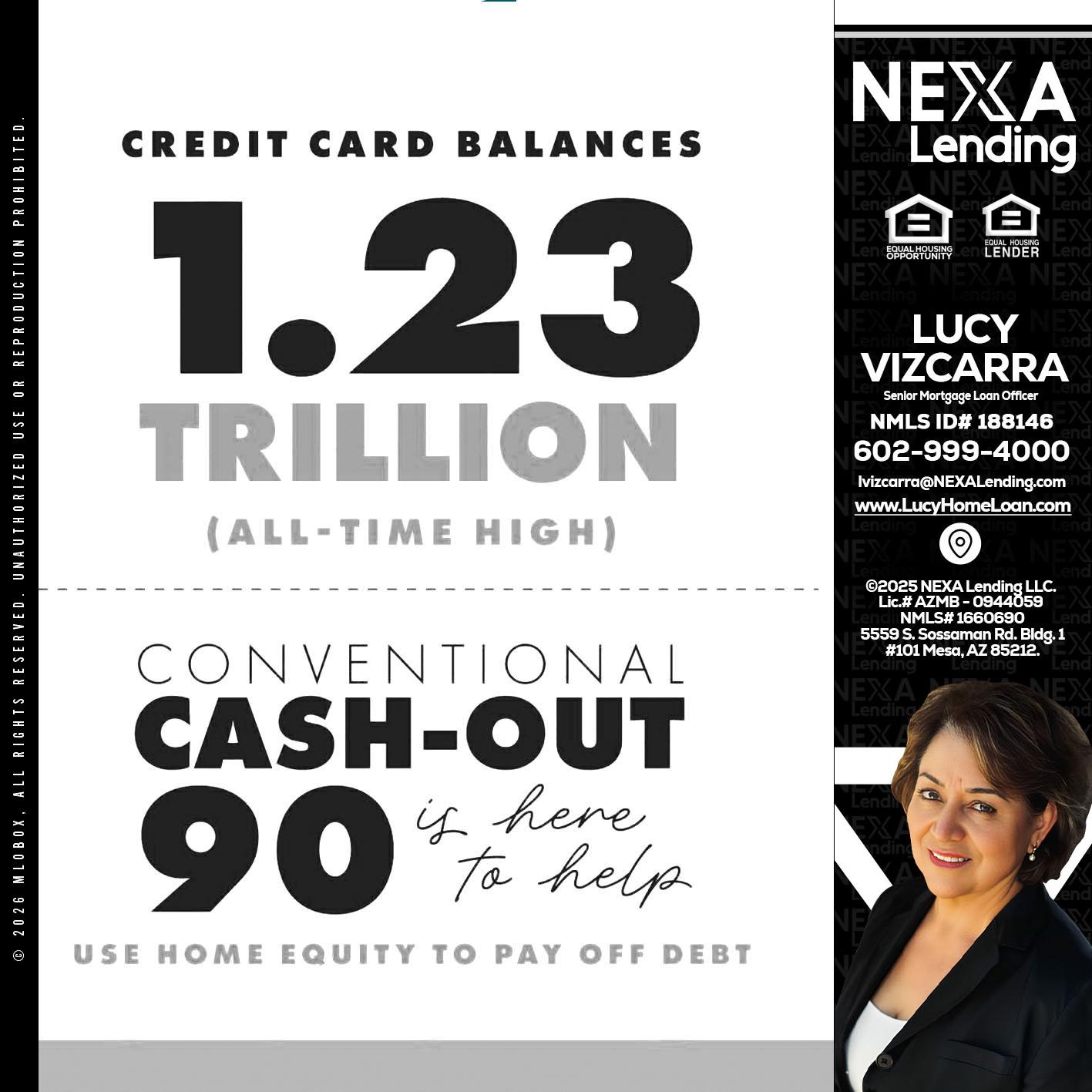 CREDIT CARD BALANCE - Lucy Vizcarra -Mortgage Loan Officer