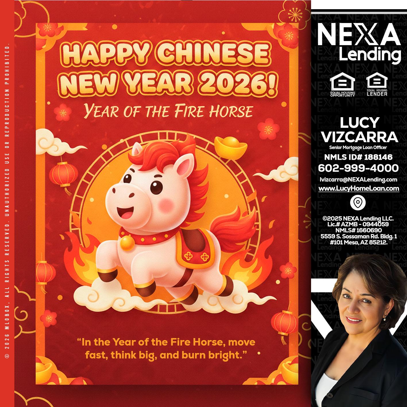 happy Chinese new year - Lucy Vizcarra -Mortgage Loan Officer
