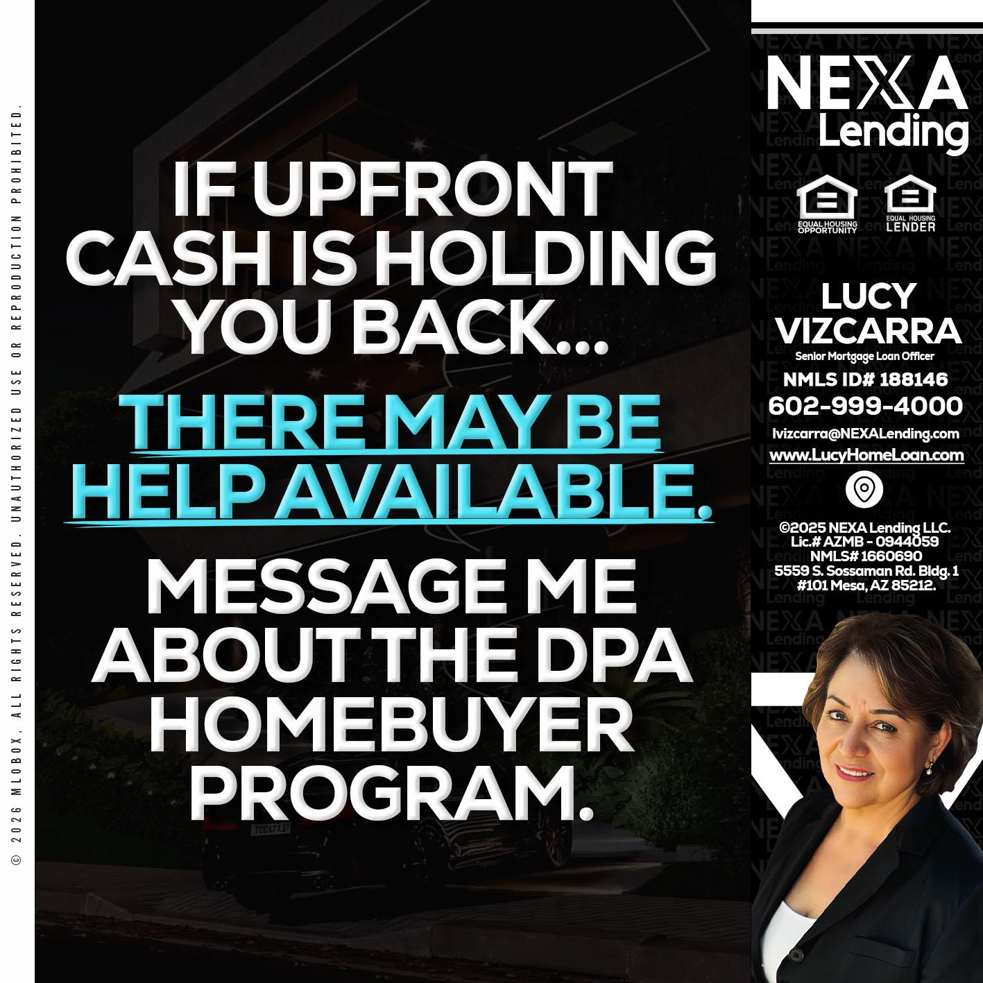 IF UPFRONT - Lucy Vizcarra -Mortgage Loan Officer