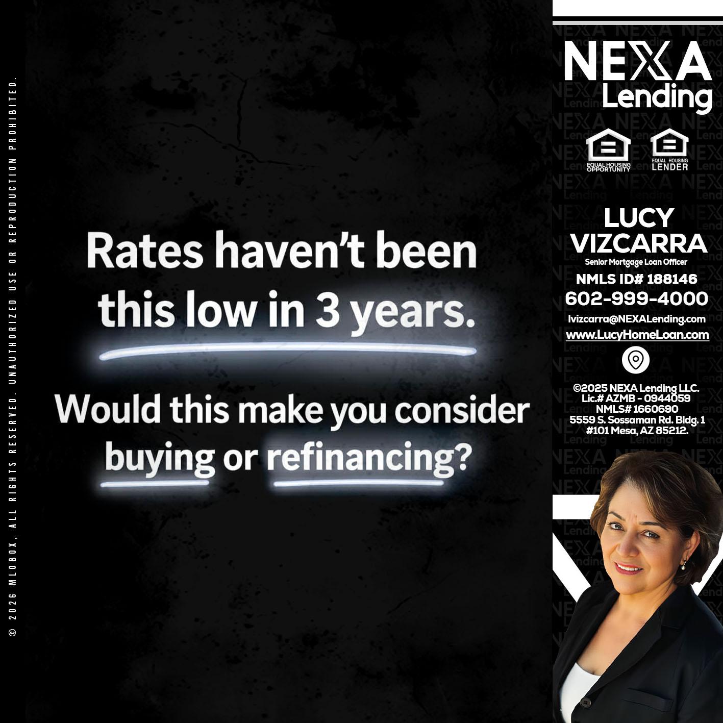 RATES HAVEN'T - Lucy Vizcarra -Mortgage Loan Officer