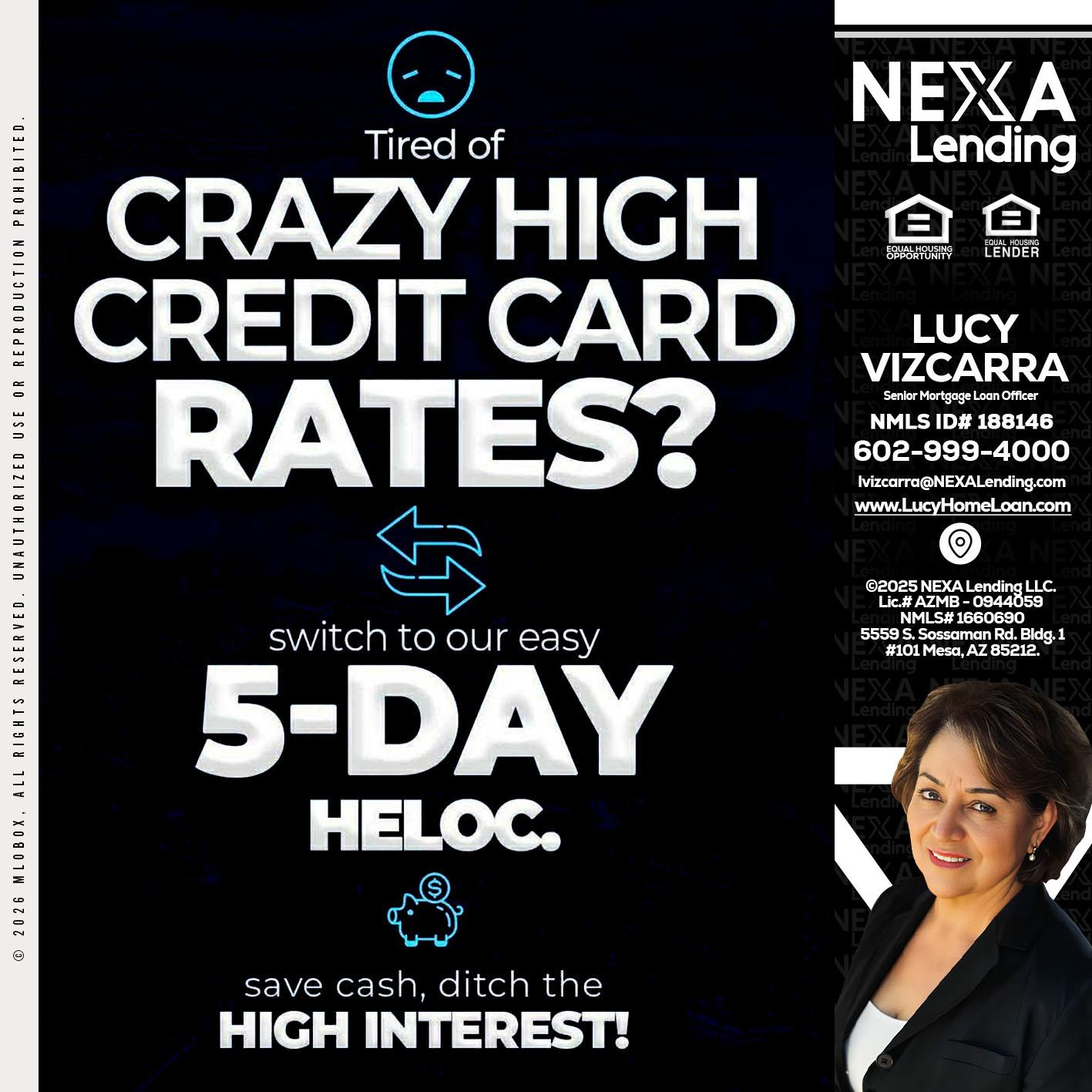 CRAZY HIGH - Lucy Vizcarra -Mortgage Loan Officer