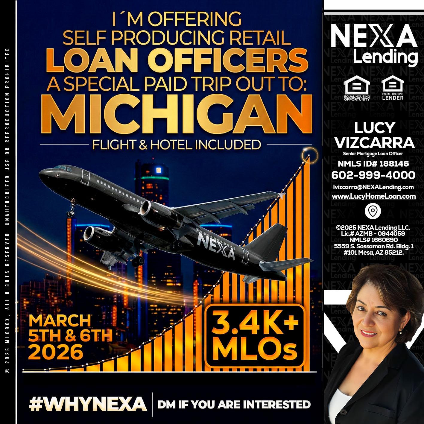 MICHIGAN - Lucy Vizcarra -Mortgage Loan Officer