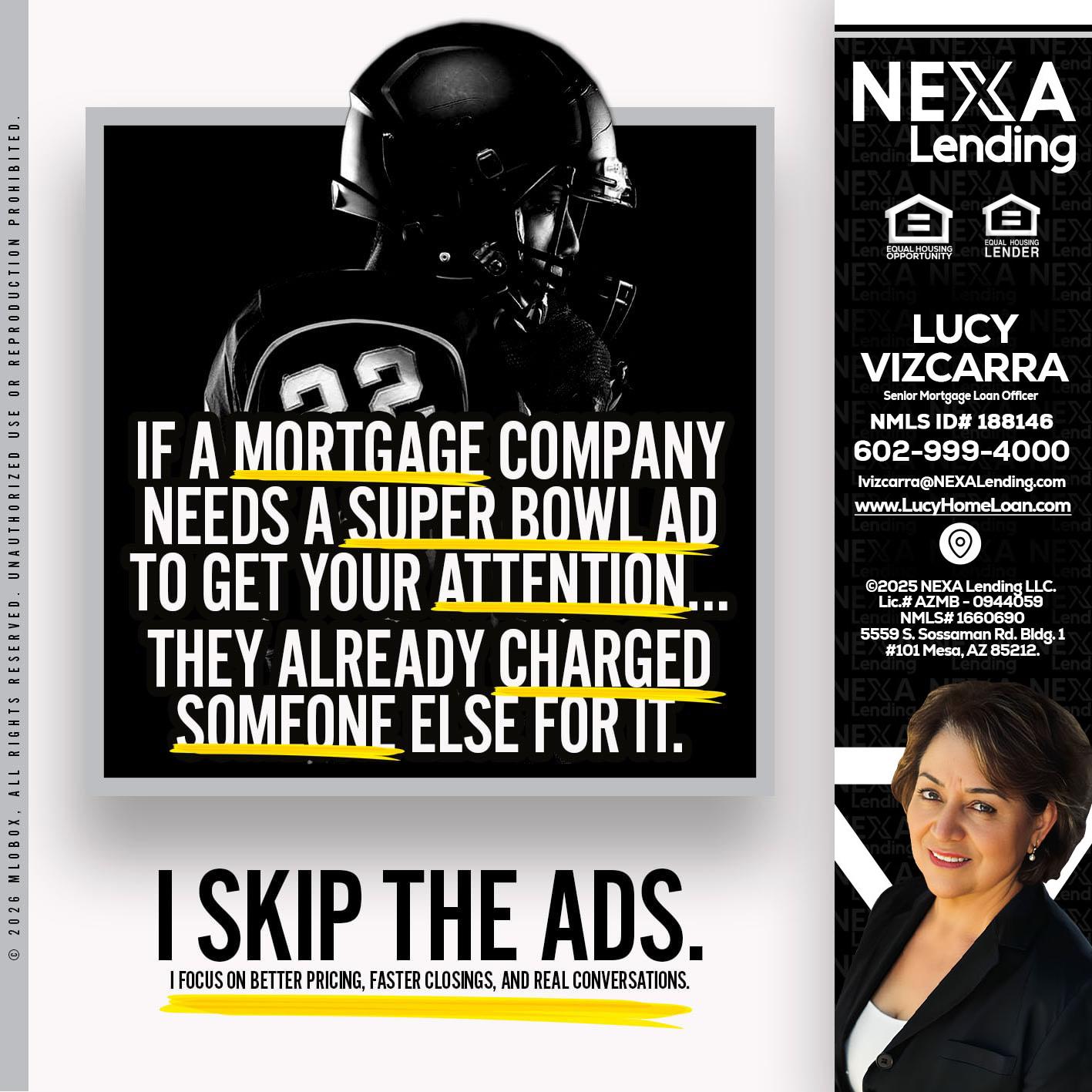 if a mortgage ad - Lucy Vizcarra -Mortgage Loan Officer