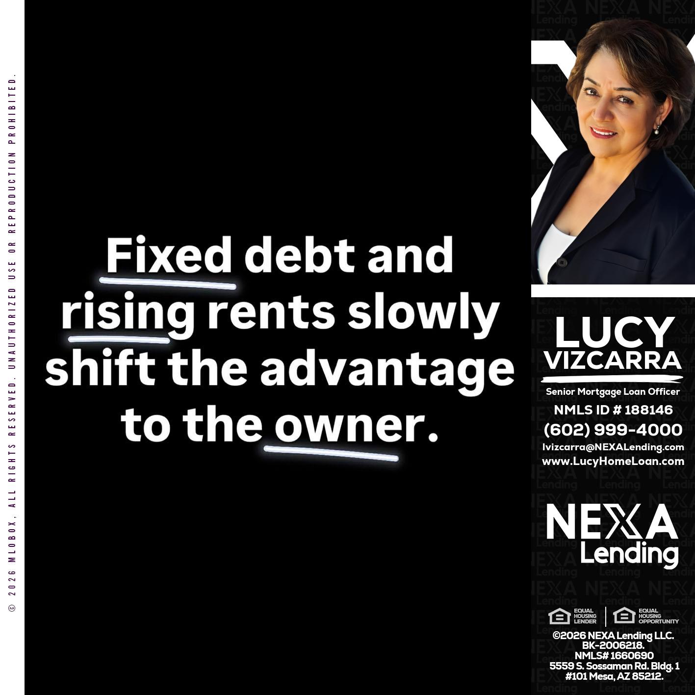 FIXED DEBT - Lucy Vizcarra -Mortgage Loan Officer