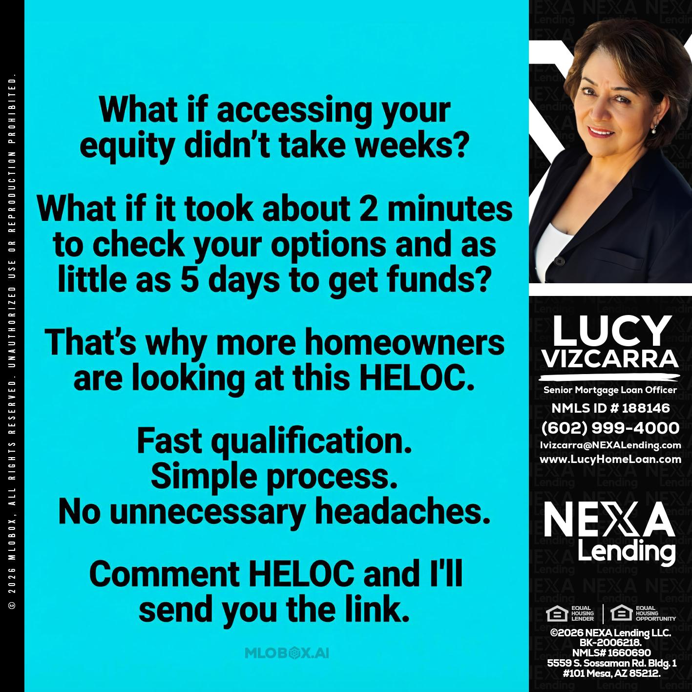 what if - Lucy Vizcarra -Mortgage Loan Officer