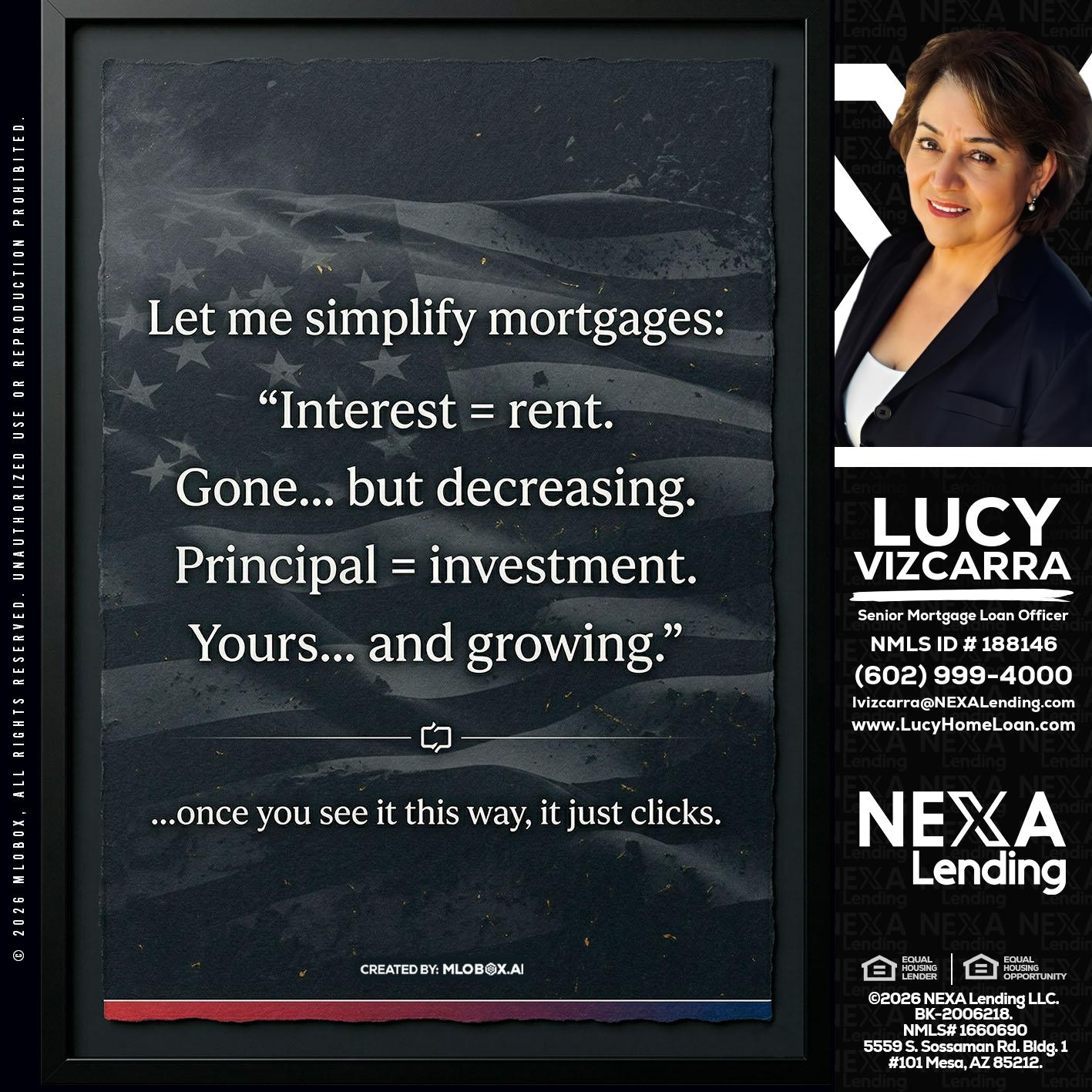 LET ME SIMPLIFY - Lucy Vizcarra -Mortgage Loan Officer