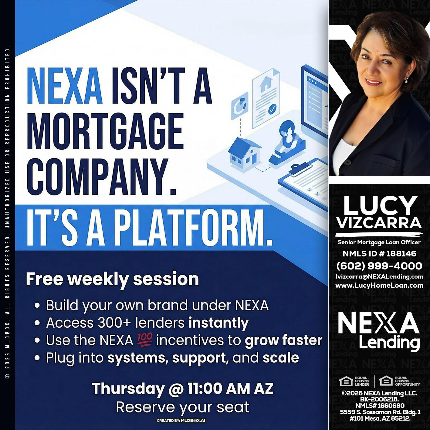 NEXA ISNT - Lucy Vizcarra -Mortgage Loan Officer