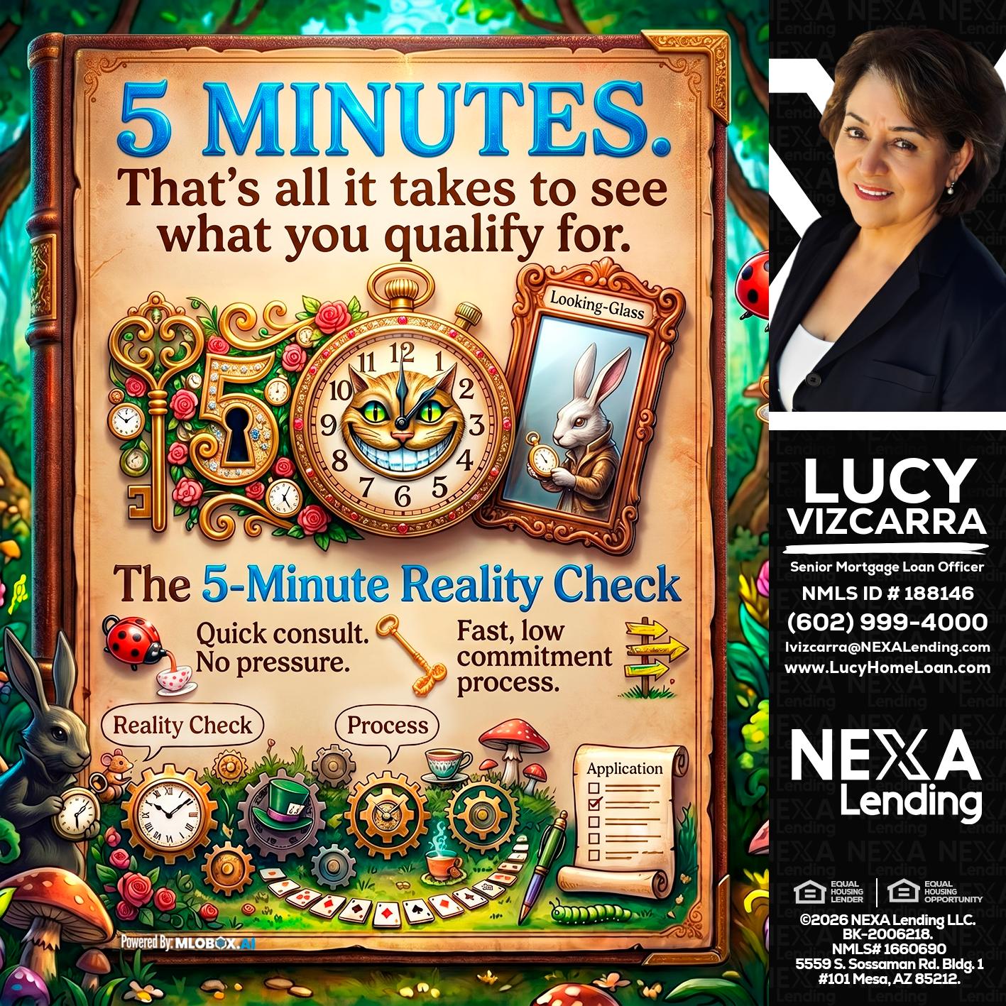 Reality Check! - Lucy Vizcarra -Mortgage Loan Officer
