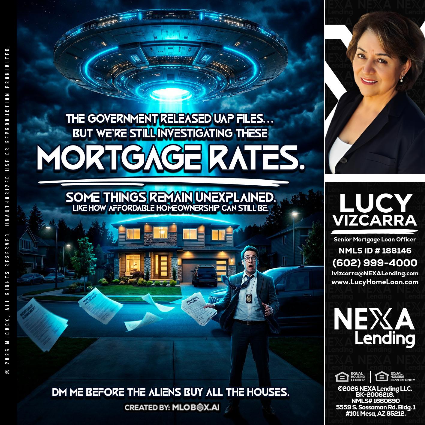 MORTGAGE RATES - Lucy Vizcarra -Mortgage Loan Officer