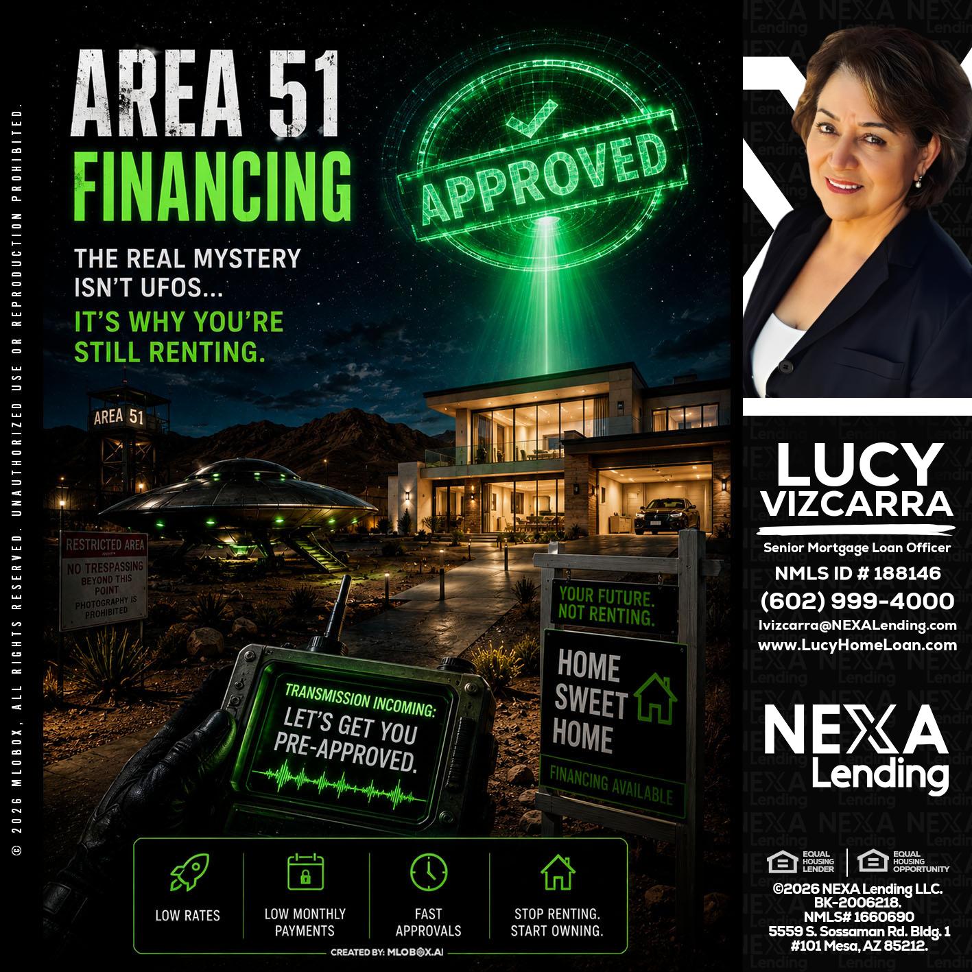 AREA 51 - Lucy Vizcarra -Mortgage Loan Officer