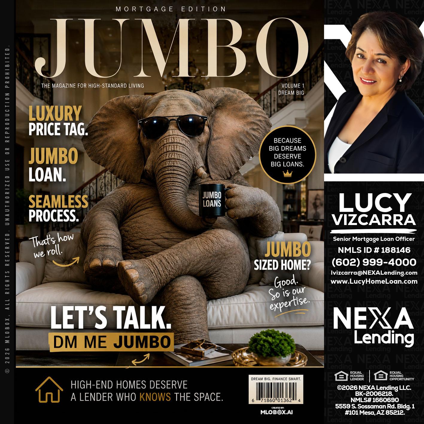 JUMBO LOANS - Lucy Vizcarra -Mortgage Loan Officer