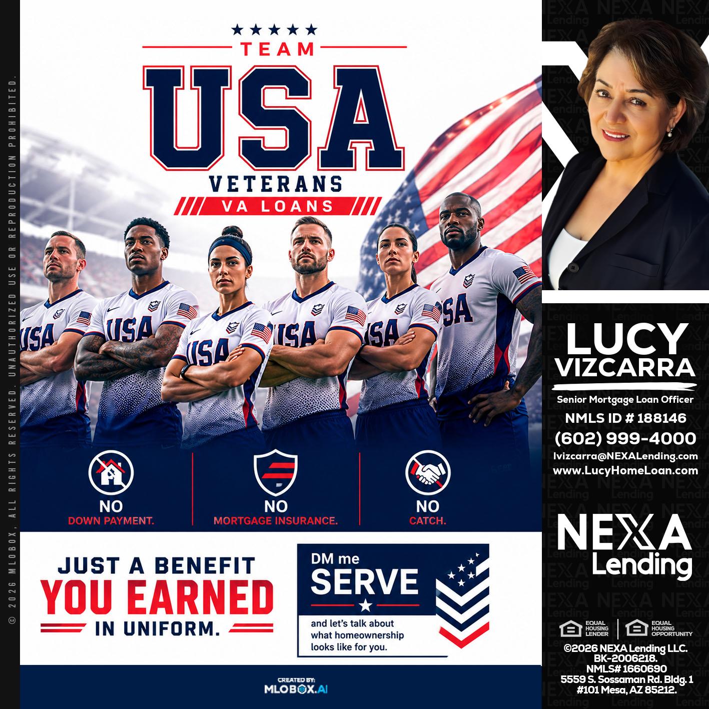 USA TEAM - Lucy Vizcarra -Mortgage Loan Officer