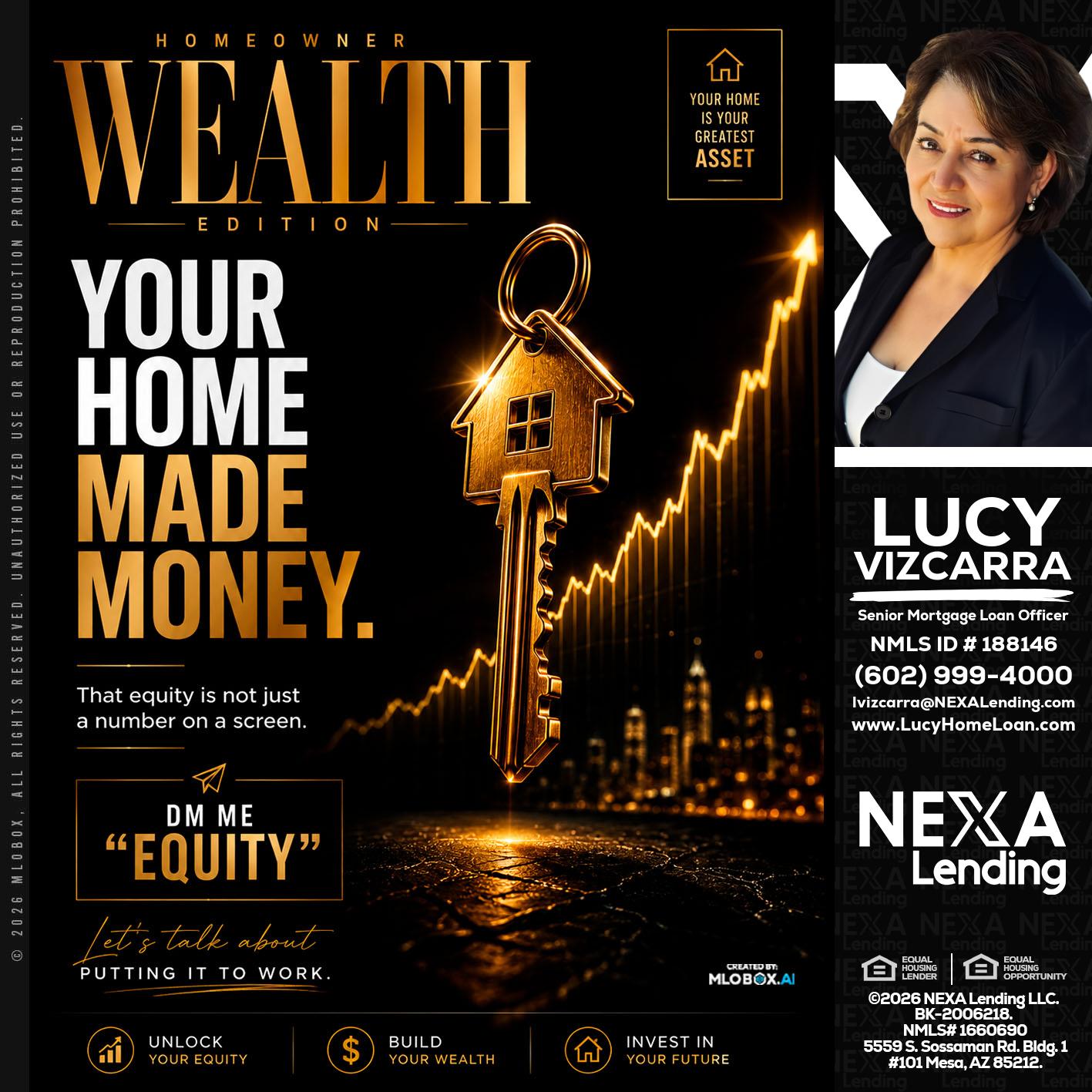 YOUR HOME MADE - Lucy Vizcarra -Mortgage Loan Officer