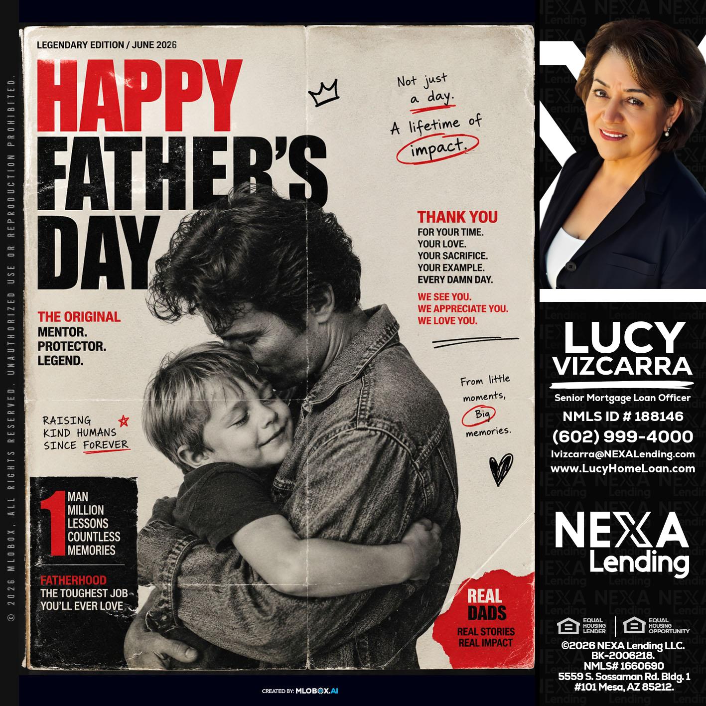 HAPPY FATHERS DAY - Lucy Vizcarra -Mortgage Loan Officer