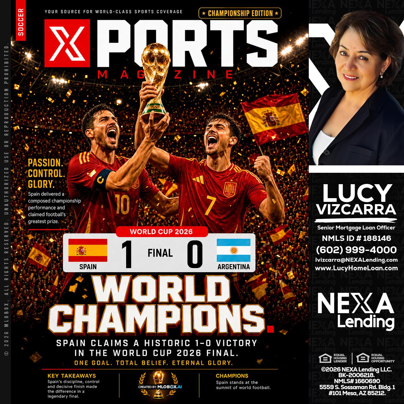 SPAIN CHAMPION - Lucy Vizcarra -Mortgage Loan Officer
