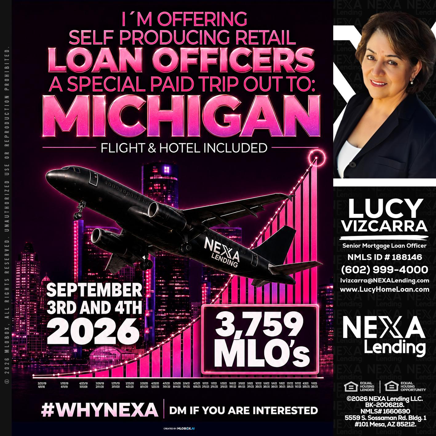 MICHIGAN TRIP - Lucy Vizcarra -Mortgage Loan Officer