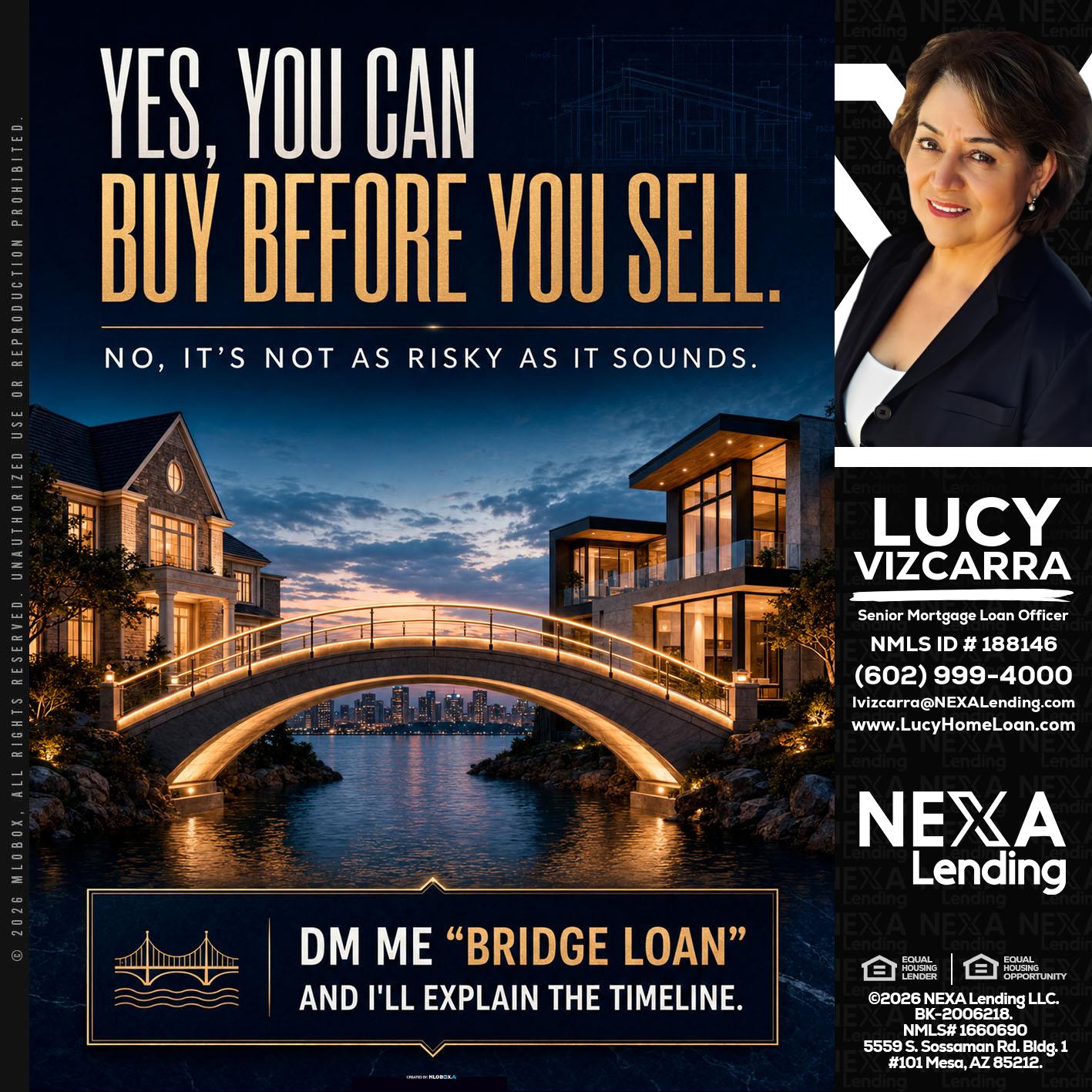 YES, YOU CAN - Lucy Vizcarra -Mortgage Loan Officer