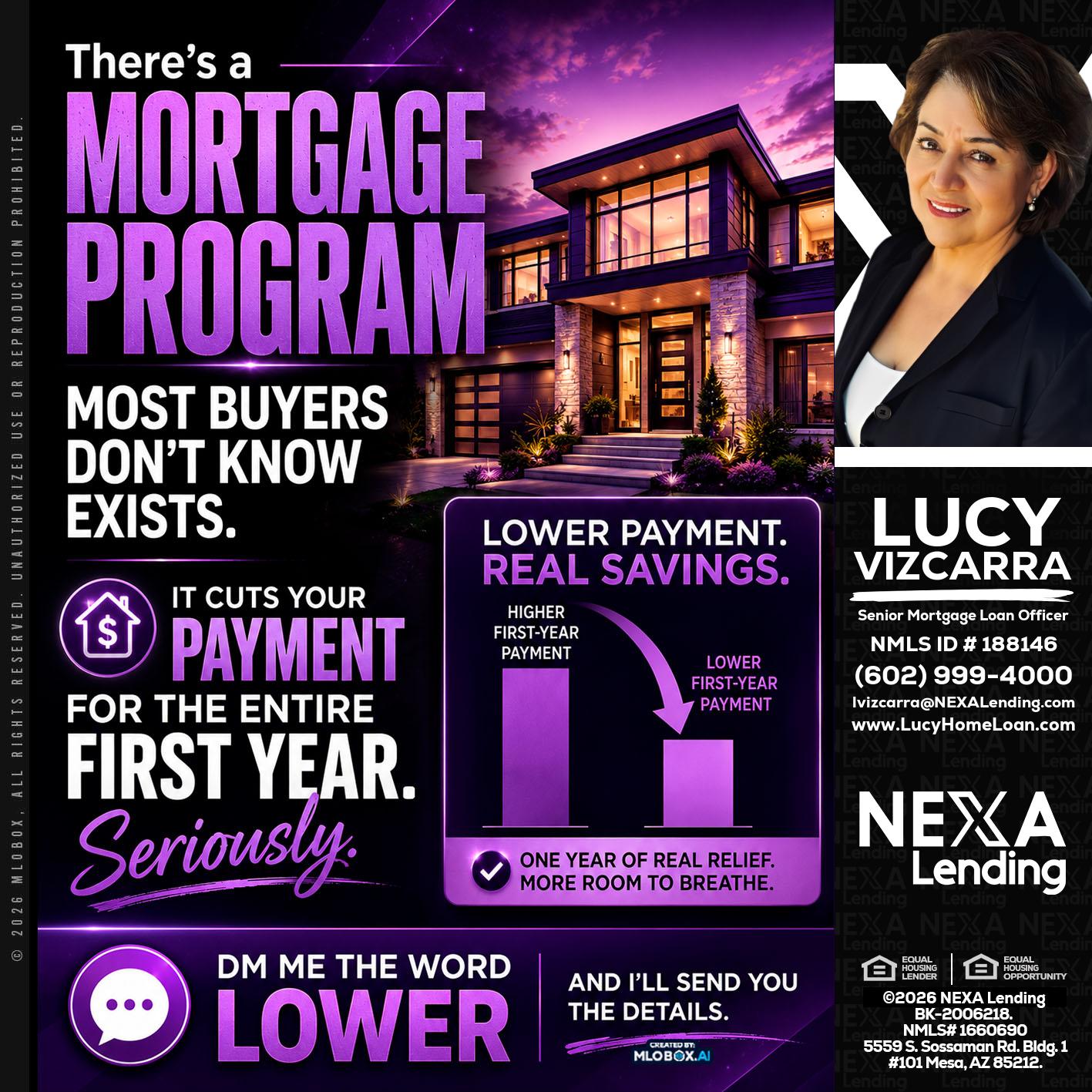 MORTGAGE PROGRAM - Lucy Vizcarra -Mortgage Loan Officer