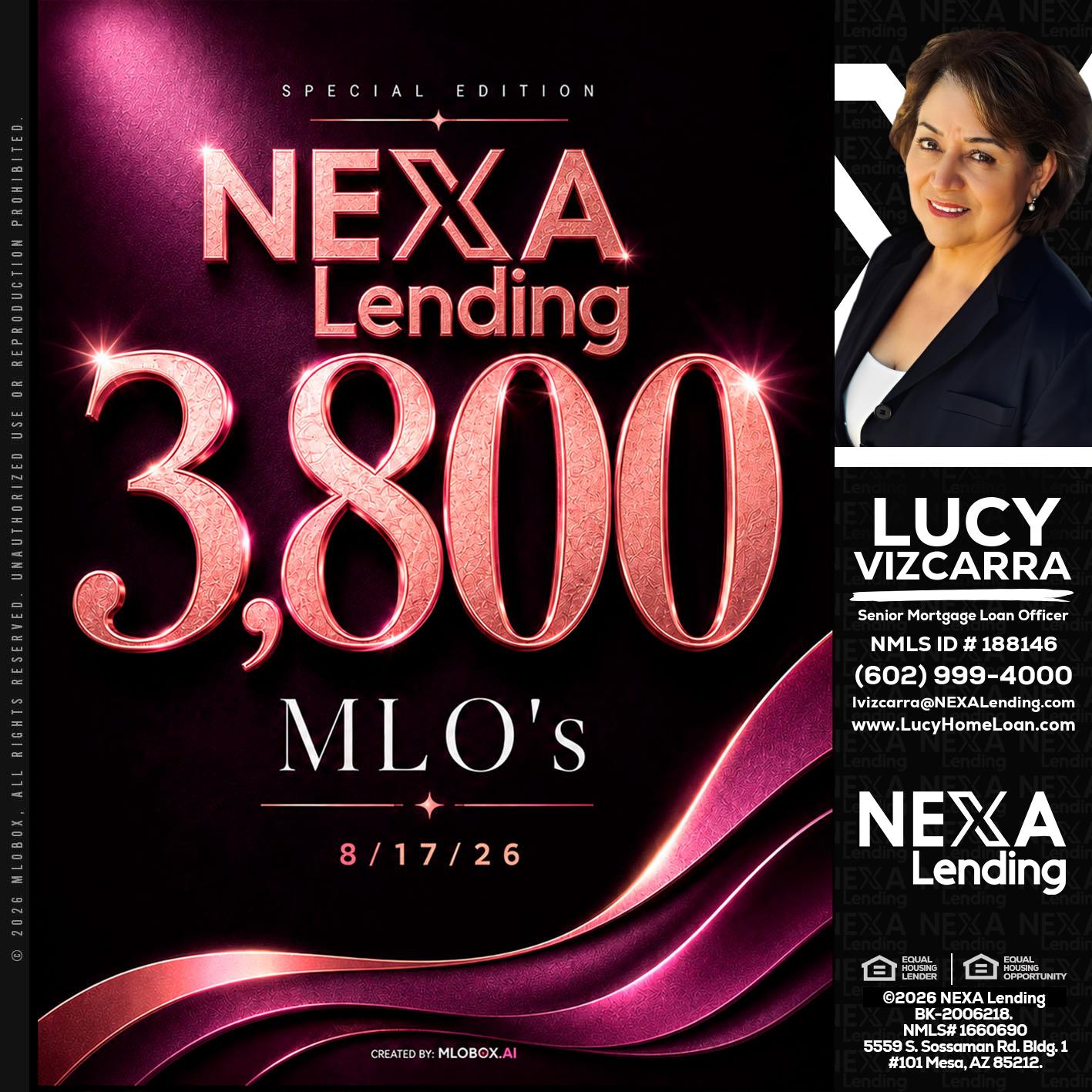 3800 MLOs - Lucy Vizcarra -Mortgage Loan Officer