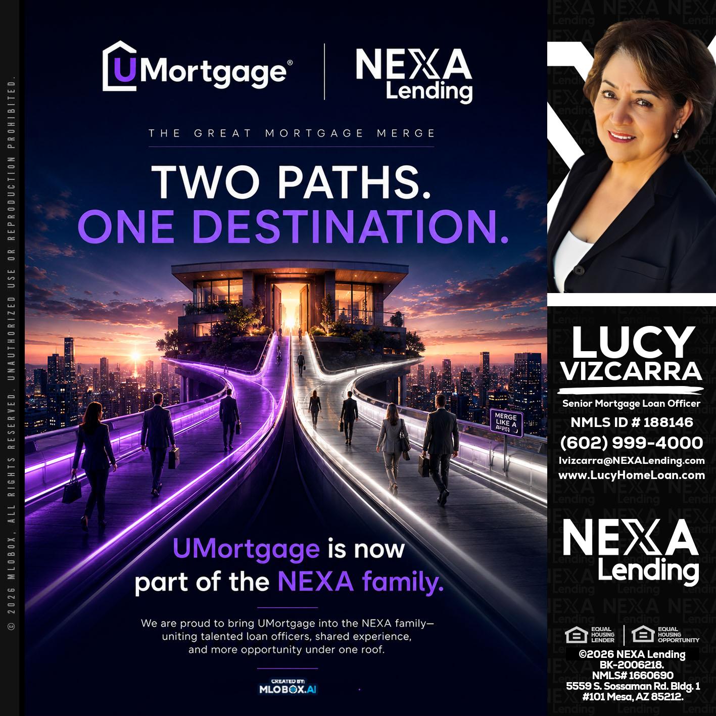 two path - Lucy Vizcarra -Mortgage Loan Officer